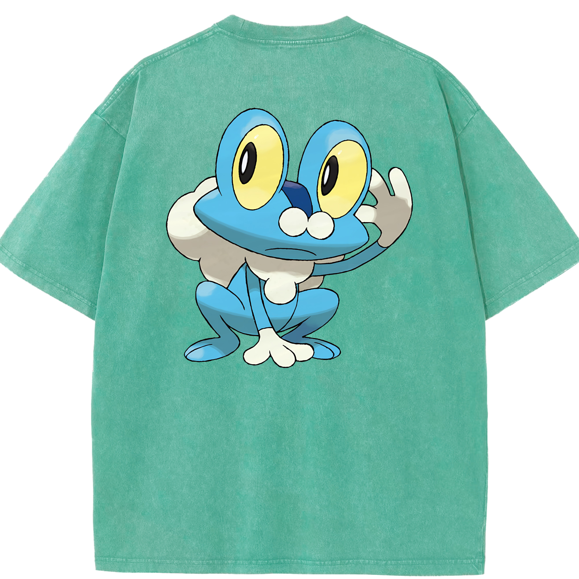 （画像用） ポケットモンスター Pokémon 綿100% ヴィンテージ風 半袖Tシャツ（背面プリント）